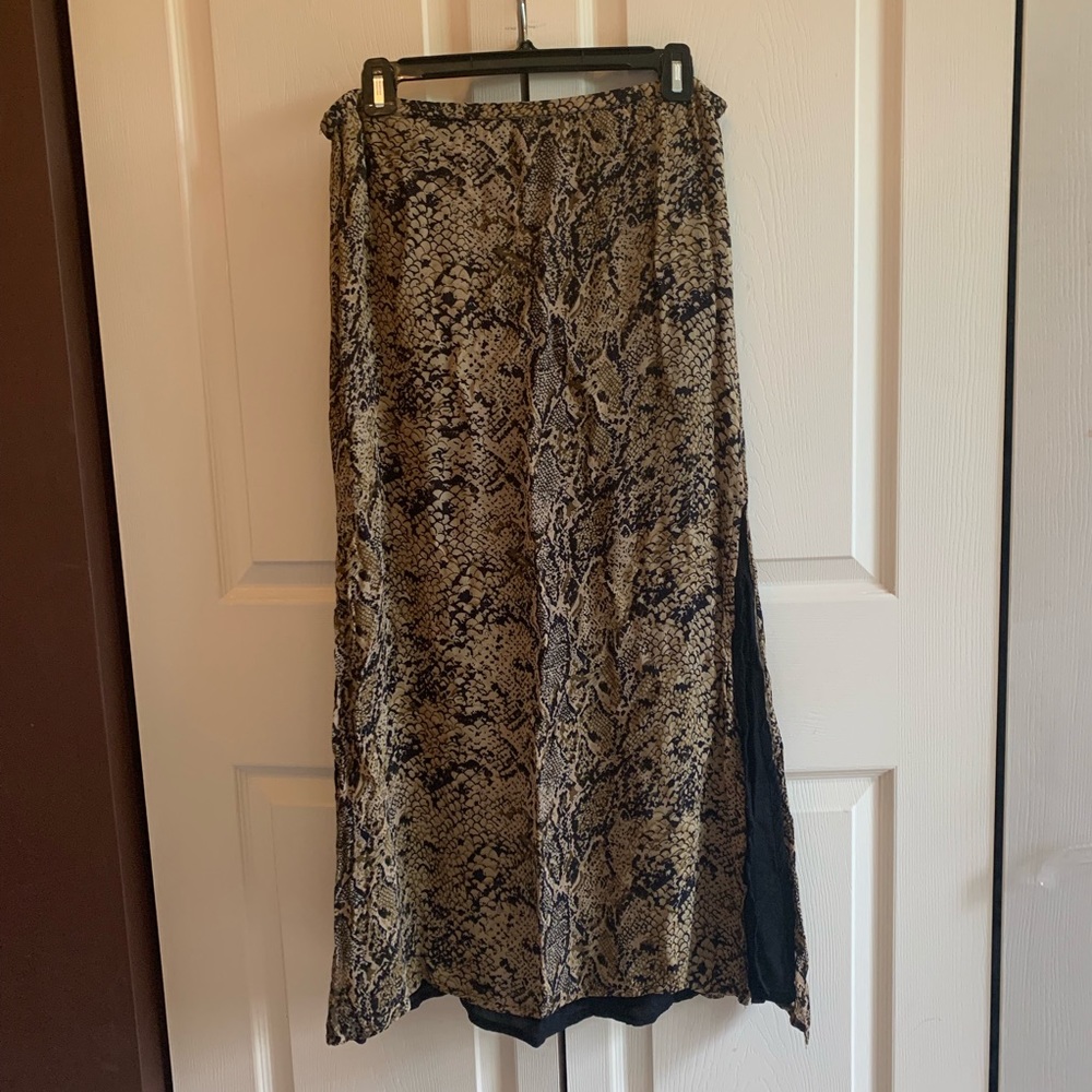 Chico’s design skirt size 0 brown and black